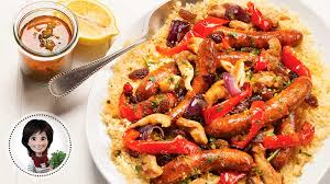 Couscous Merguez Et Poulet De Josee Di Stasio Recipe Chicken Couscous Couscous Couscous Recipes