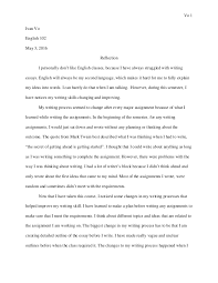 A reflection paper is an analytical piece of academic writing, which includes student's thoughts about something like a a reflection essay outline is easy. English Reflection