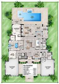 Plan 86049bw Florida House Plan With Open Layout In 2020 Florida House Plans Mediterranean House Plans Mediterranean Style House Plans