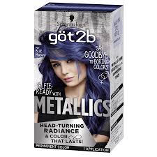 Here's a different video on my channel, many of you guys are always asking me what hair dye i use to get that rich black hair and here it is. Schwarzkopf Got2b Metallic Permanent Hair Color M67 Blue Mercury Walmart Com Permanent Hair Color Metallic Hair Dye Hair Color