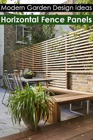 A metal fence framing system is the best way to install horizontal fencing. Horizontal Fence Panels Modern Garden Design Ideas