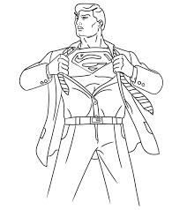 Superman and batman coloring page3f76. Top 30 Free Printable Superman Coloring Pages Online