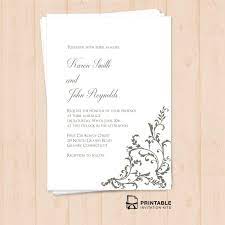 Free Printable Pdf Invitation Template Editable Texts Print At Home Wedding Invitation Kits Printing Wedding Invitations Free Printable Wedding Invitations