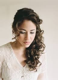 Medium curly hairstyle for wedding. Medium Length Curly Wedding Hairstyles Half Up Half Down Novocom Top