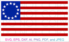 Free betsy ross flag downloads including pictures in gif, jpg, and png formats in small, medium, and large sizes. Pin On Svg Cut Print Files For Cricut Silhouette