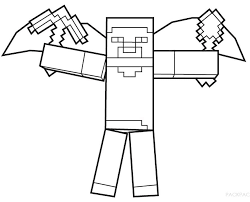 Minecraft steve coloring page from minecraft category. Amazing Steve Minecraft Coloring Page Free Printable Coloring Pages For Kids