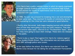 More or less everyone is familiar with the tragic events that took place on april 20th, 1999 at columbine high school, in columbine, colorado. Ppt Columbine Massacre Powerpoint Presentation Free Download Id 2106490