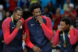 — kailyn lowry (@kaillowry) april 6, 2019. From Left United States Kevin Durant Deandre Jordan And Kyle Lowry Pose With Their Gold Meda Las Vegas Review Journal