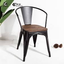 All manufacturers eastern mills textiles eddylight event decor direct. Industrial Style Wooden Seat Metal Stacking Cafe Chairs Buy Metal Chair Dining Chair Restaurant Chair Product On Alibaba Com