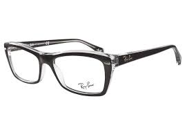 Ray Ban Glasses Black And Clear Ray Ban New Plastic Women Rx Eyeglasses Black Clear Rb 5255 2034 51 16 135 Rayban Discount Sunglasses Glasses Fashion Black Crystals