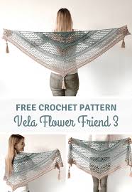 Patons floral shawl free crochet pattern. Floral Shawl With Gradient Yarn Free Crochet Pattern Easy Crochet Shawl Pattern Free Shawl Crochet Pattern Crochet Shawl