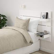 Provvisto di meccanismo alza materasso. Nordli Struttura Letto Contenitore Testier Bianco 90x200 Cm Ikea It