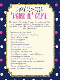 Printable drinking games with cards. 10 Easy And Fun Bachelorette Printables