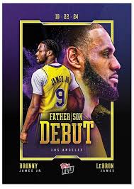 BRONNY JAMES ROOKIE CARD NBA HOOPS