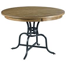 4 out of 5 stars, based on 2 reviews 2 ratings current price $291.60 $ 291. Kincaid Furniture The Nook 663 44mp 44 Round Solid Wood Dining Table With Rustic Metal Base Northeast Factory Direct Kitchen Tables