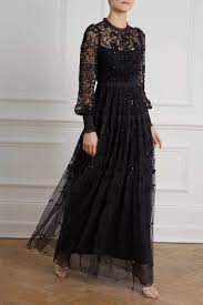 23 Elegant Black Wedding Dresses For Every Bridal Style Long Sleeve Bridal Gown Dresses Gowns