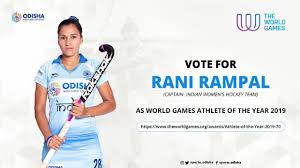 Rani rampal (born 4 december 1994) is an indian field hockey player. Rani Rampal Gets World Games Athlete Of The Year Award News Nation English