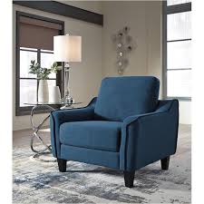 As a centrepiece in your living room, antique living room chairs work well if bought in a contrasting colour and style to the rest of your. 1150320 Ashley Furniture Jarreau Blue Living Room Chair