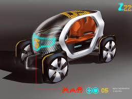 Renault Twizy Concept Rendering Car Body Design Futuristic Cars Renault Car