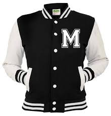 Black And White Varsity Jacket Womens Personalized Black American Varsity Jacket Base Ball Jacket Letterman Jacket Black White Custom L Letterman Jacket Varsity Jacket Custom Letterman Jacket