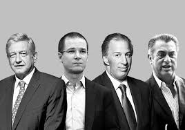 Candidatos a la presidencia mexicana. Los Candidatos Presidenciales En Blanco Y Negro