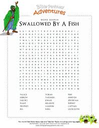 Jonah Bible Word Searches Bible Words Bible Lessons Plans