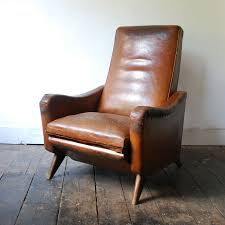 1950 S Reclining Leather Club Chair Modern Recliner Modern Recliner Sofa Leather Recliner