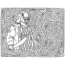Hard Mazes Best Coloring Pages For Kids Hard Mazes Maze Puzzles Spider Coloring Page