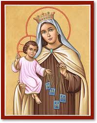 Our Lady Of Mt Carmel Icon Monastery Icons Blessed Mother Lady Of Mount Carmel