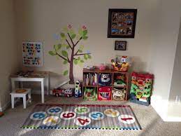 March 2, 2016 at 2:13 pm Play Area And Learning For Those Living In A Small Home With A Busy Toddler Small Playroom Toddler Playroom Kids Play Corner