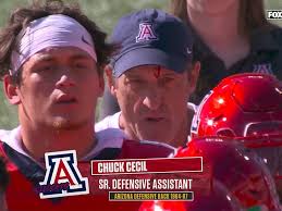 University of Arizona Assistant Headbutts Helmeted Player, Bleeds From Head
