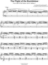Flight of the bumblebee by nikolai rimsky korsakov. Sergei Rachmaninoff The Flight Of The Bumblebee Sheet Music Piano Solo In A Minor Download Print Sku Mn0149185