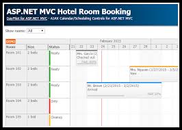Tutorial Asp Net Mvc 5 Hotel Room Booking Daypilot News