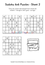 Sudoku is such a simple and yet popular game precisely because it is a battle against oneself and you can experience the results of your training firsthand. Sudoku 6x6 Puzzle 2