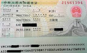 Chinese citizens visiting malaysia need a visa to enter the country. How To Obtain A Chinese Visa Online
