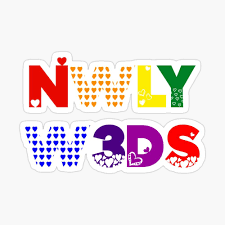 Newly Weds Sticker Von Montegrosso In 2020 Lesbische Hochzeit Hochzeitszubehor Trauung