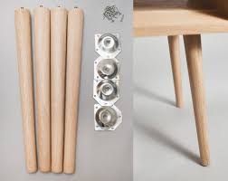 34 x 17 x h 13 materials: 4 X Tapered Legs In Solid Oak Furniture Leg Coffee Table Legs Turned Leg Retro Legs Dansette Legs Mid Wood Table Legs Furniture Legs Solid Oak Furniture