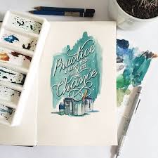 Watercolor wash & calligraphy lettering quotes. Watercolor Quotes Quotesgram