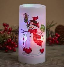 Set Of 3 The Lakeside Collection Holiday Nativity Candleholders With Led Candle Bulbs