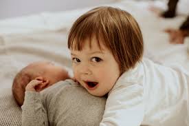 At-home Newborn with Siblings Photography