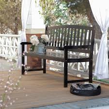 Black Bench With Back Coral Coast Pleasant Bay 5 Ft Slat Curved Back Outdoor Wood Bench Black Wood Bench Outdoor Outdoor Wood Wooden Bench Outdoor