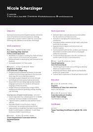 Craft an exceptional resume to stand out from the crowd. English Teacher Resume Example Kickresume