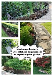 Such an edge does not have to be maintained and offers a decorative addition to your lawn and garden. Landscape Borders Eye Catching Ideas To Separate Your Garden Areas