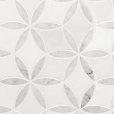 White porcelain tile geometric tiles geometric patterns doors and floors two color quilts black mix of salmon pink and white with different geometric tile patterns from mosaic factory 's cement. La Fleur Geometric Tiles Patterned Wall Tile Glass Mosiacs