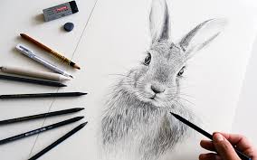 Schöne bilder zeichnen mit bleistift. Einen Hasen Zeichnen Mit Bleistift Zeichnen Lernen Leicht Gemacht
