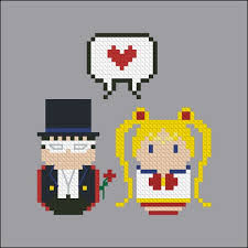 Then again, i never liked the time travel aspects of the show. Sailor Moon And Tuxedo Mask Mini People In Love Digital Cross Stitch Pattern