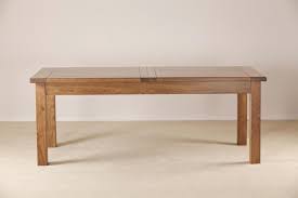 Rh's aspen french oak metal rail coffee table:merging rustic materials and a modern sensibility, our collection by richard forwood defines a space. Rustic Oak Large Extending Dining Table Cfs Furniture Uk