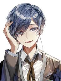 They are not main characters in anime movies but they appear when anime boy with black hair and blue eyes google search male boy his hair part is off to the side like every good bishounen and pairs really well with his blue eyes. Pin By Lauren Elizabeth On Arcana Anime Gray Eyes Anime Guys