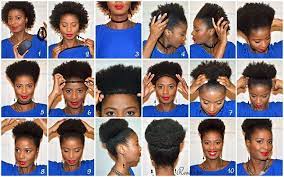 Revele Toi My Fashion Diary Naturalhair Tutorial 1 The Bun Natural Hair Styles Curly Hair Styles Afro Puff