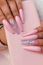 Full nails design,practical length, make your nails slim and have a very realistic or at least a professionally done appearance. 120 Best Coffin Nails Ideas That Suit Everyone Baby Pink Nails Acrylic Pink Nail Designs Pink Gel Nails